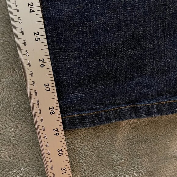 Women Y2K Hip Hop Rhinestone Indigo Low Rise Stretch Bootcut Flare Denim Jean 4P - Picture 8 of 11